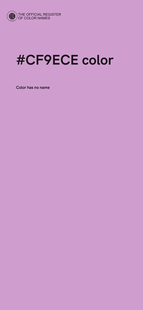 #CF9ECE color image