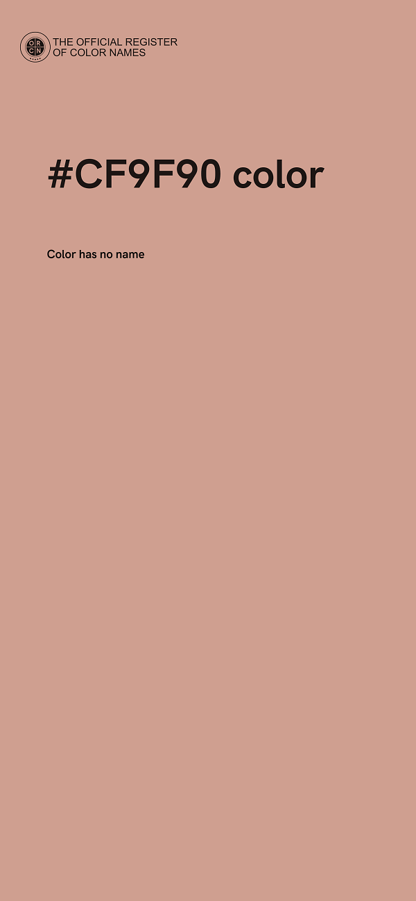 #CF9F90 color image