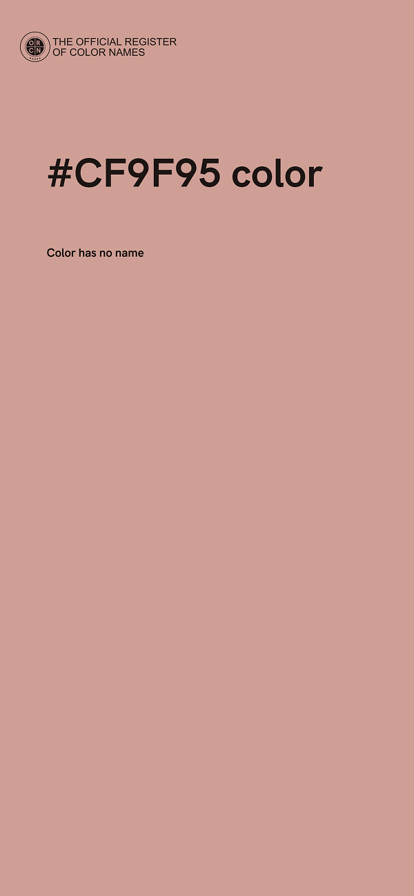 #CF9F95 color image
