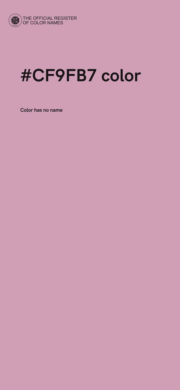 #CF9FB7 color image