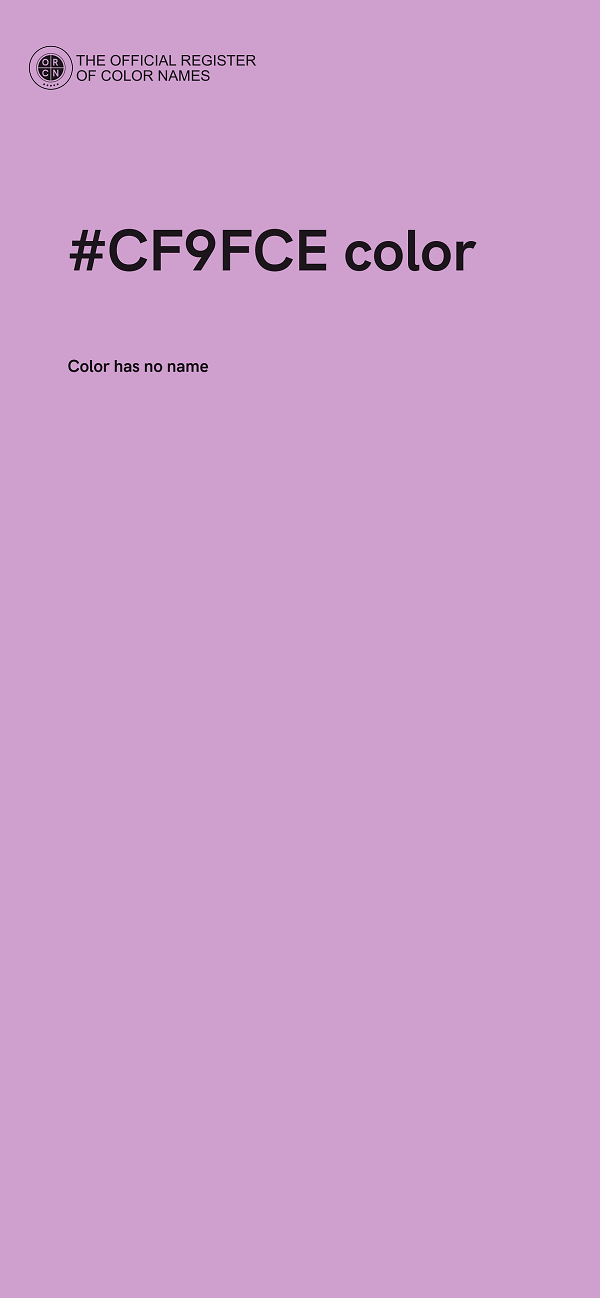 #CF9FCE color image