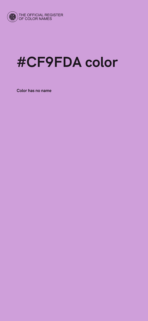 #CF9FDA color image