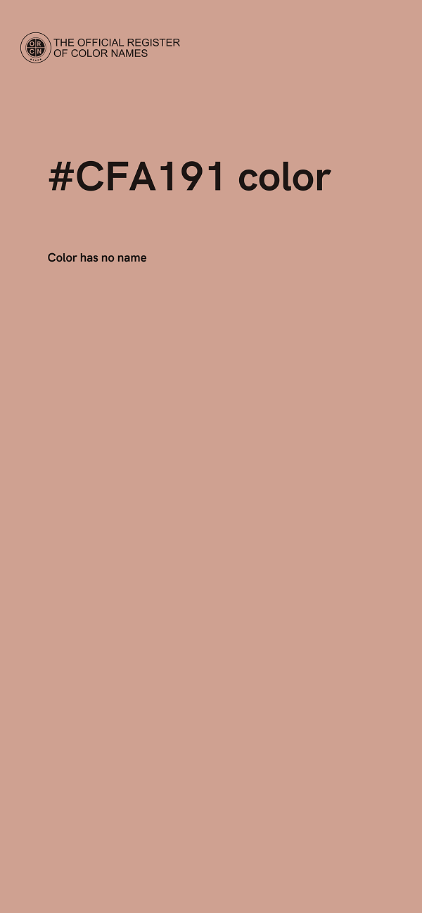 #CFA191 color image
