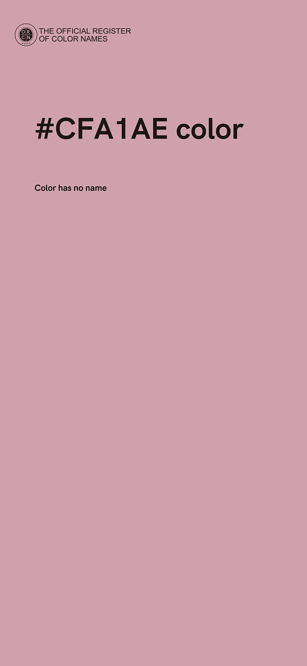 #CFA1AE color image