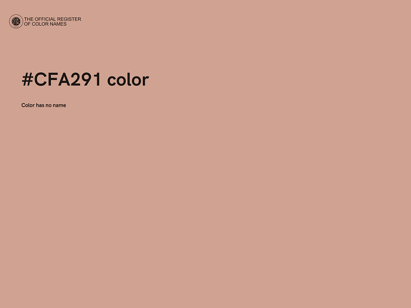 #CFA291 color image