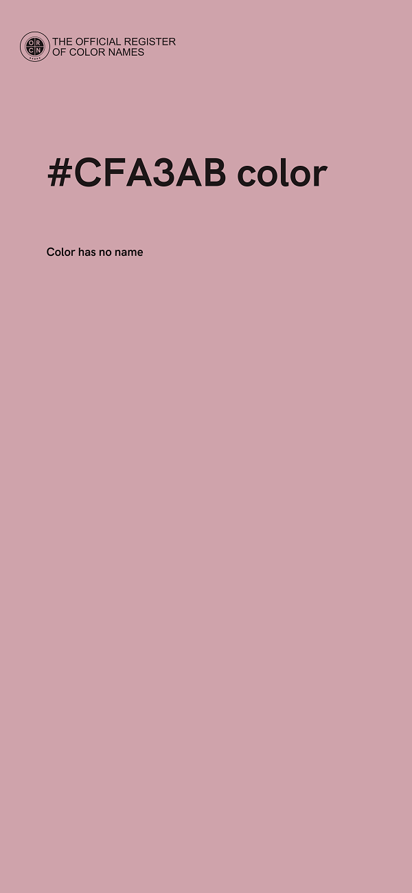 #CFA3AB color image