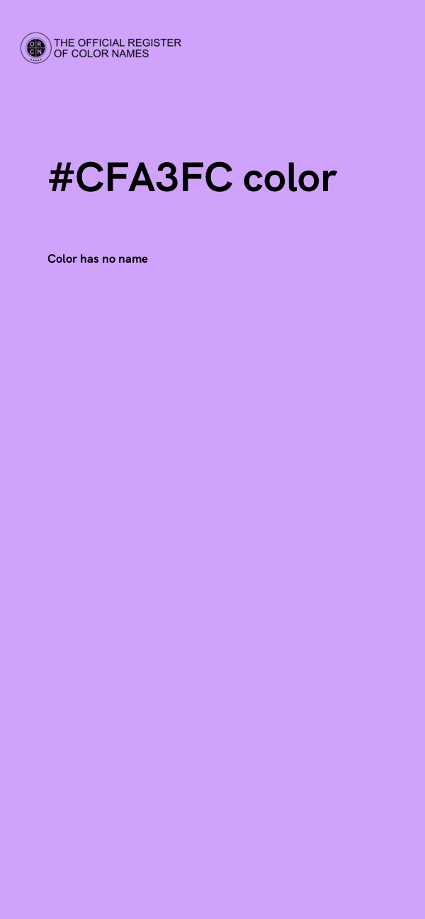 #CFA3FC color image