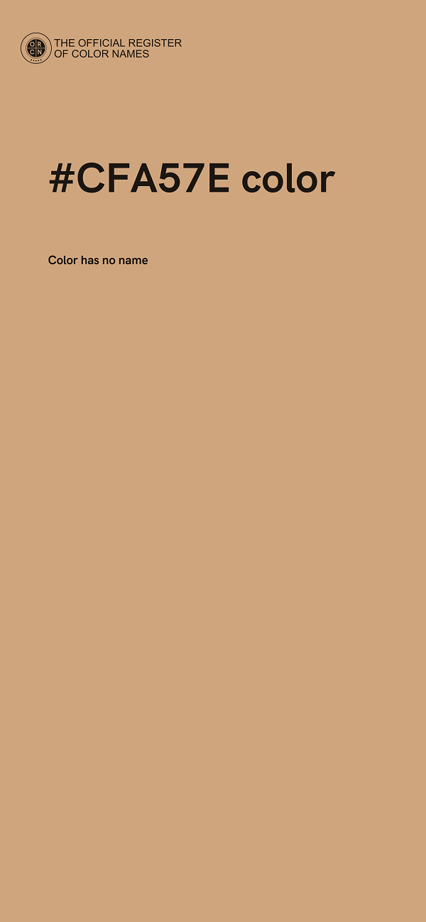 #CFA57E color image