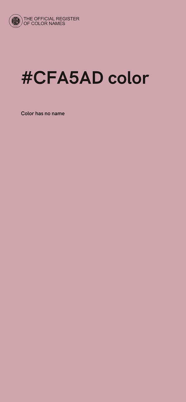 #CFA5AD color image