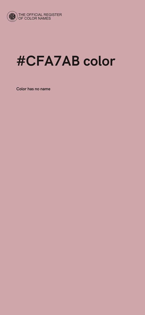 #CFA7AB color image