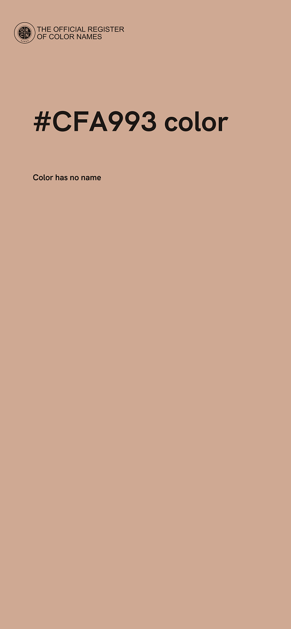 #CFA993 color image