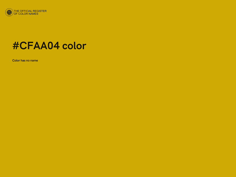 #CFAA04 color image