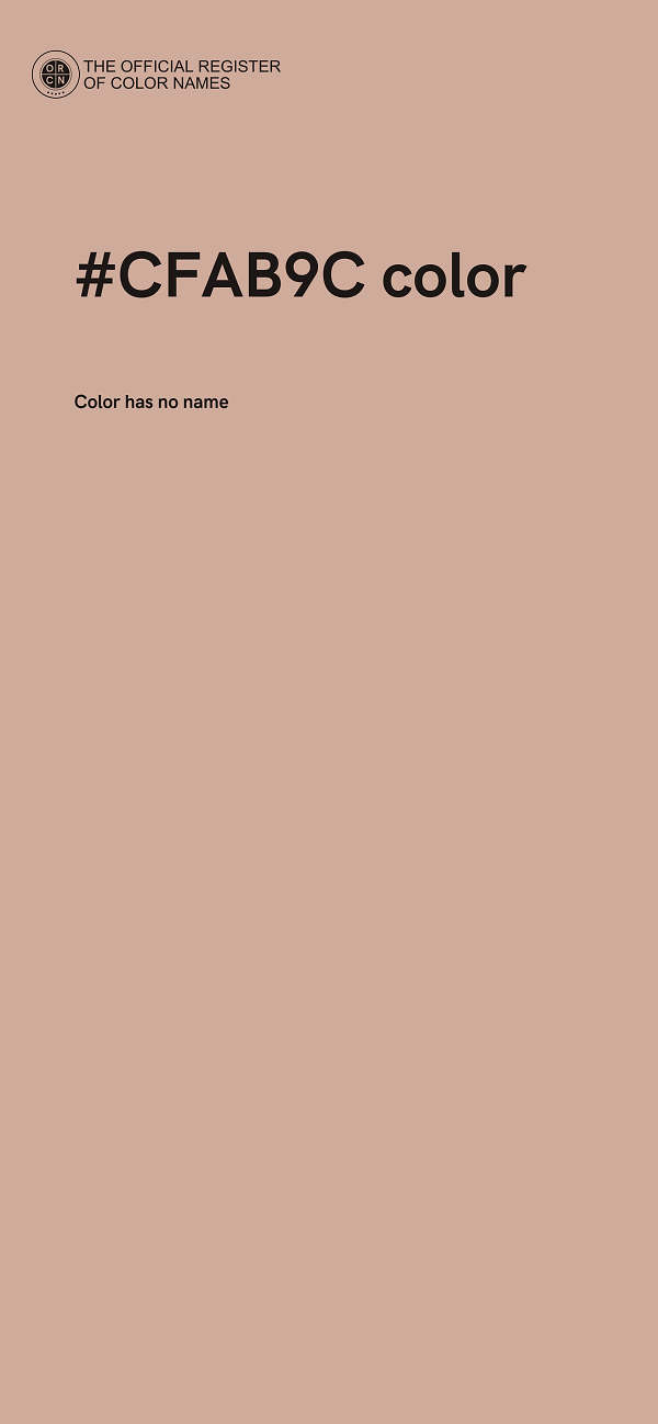 #CFAB9C color image