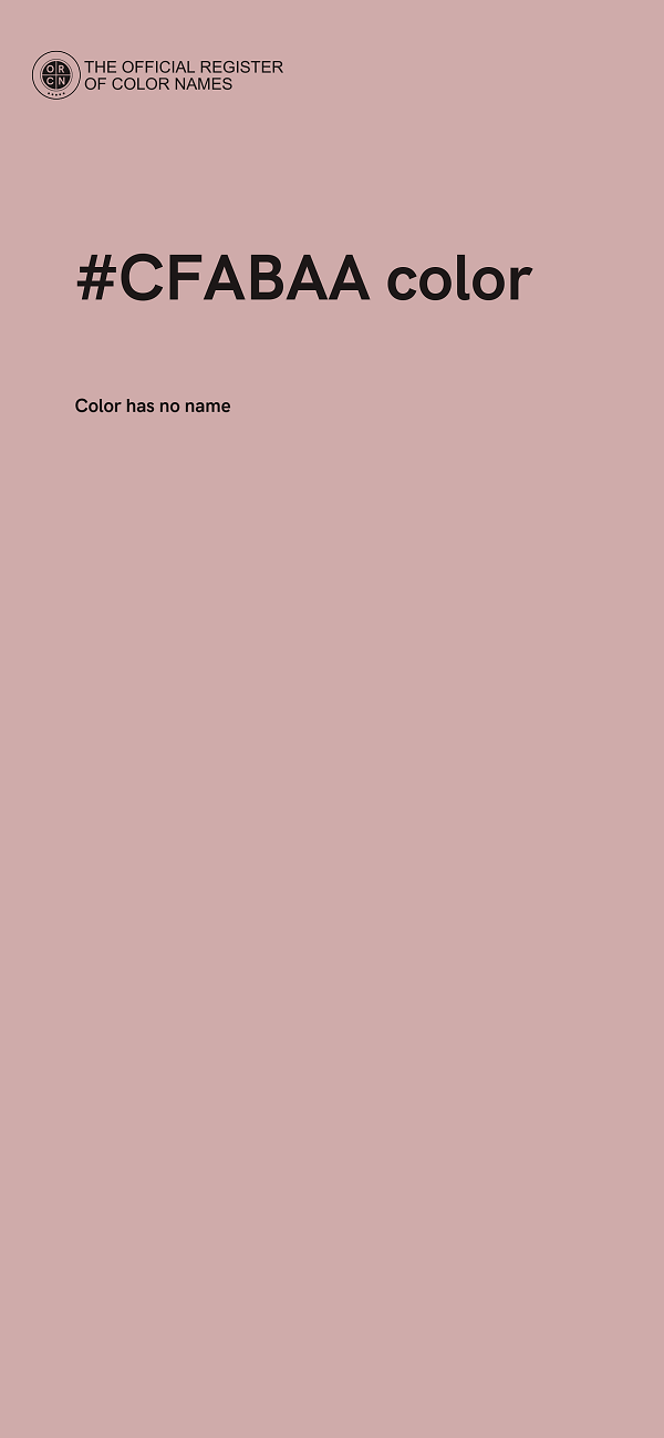#CFABAA color image