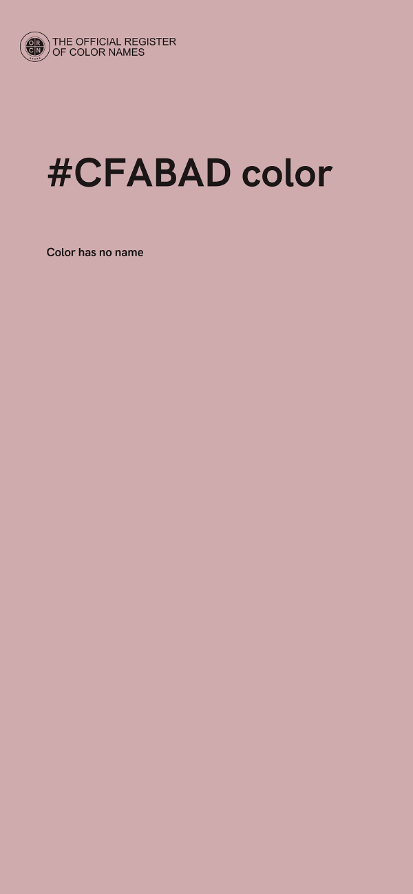 #CFABAD color image