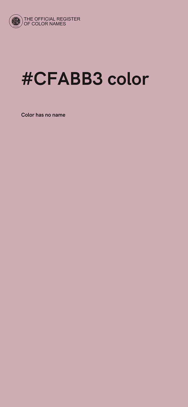 #CFABB3 color image