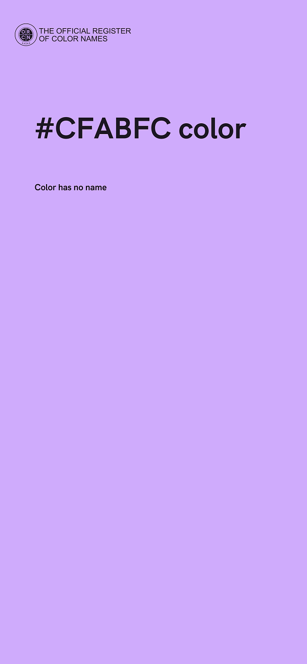 #CFABFC color image