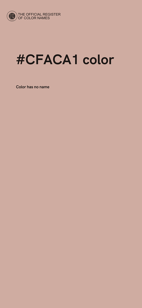 #CFACA1 color image