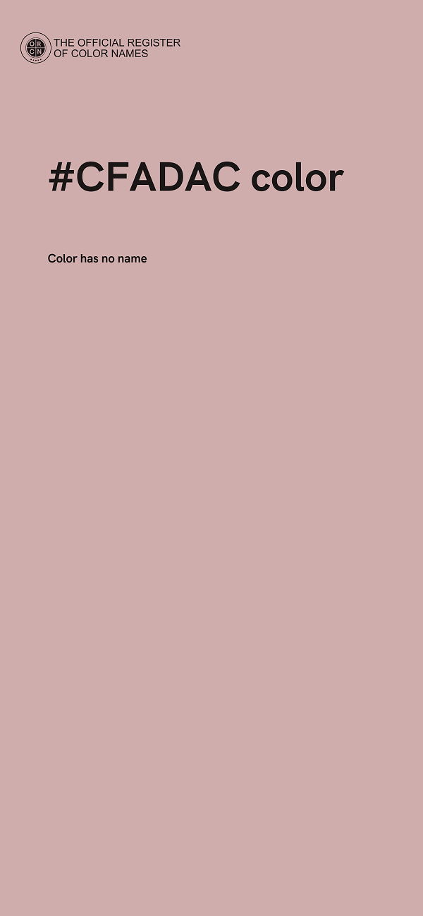 #CFADAC color image
