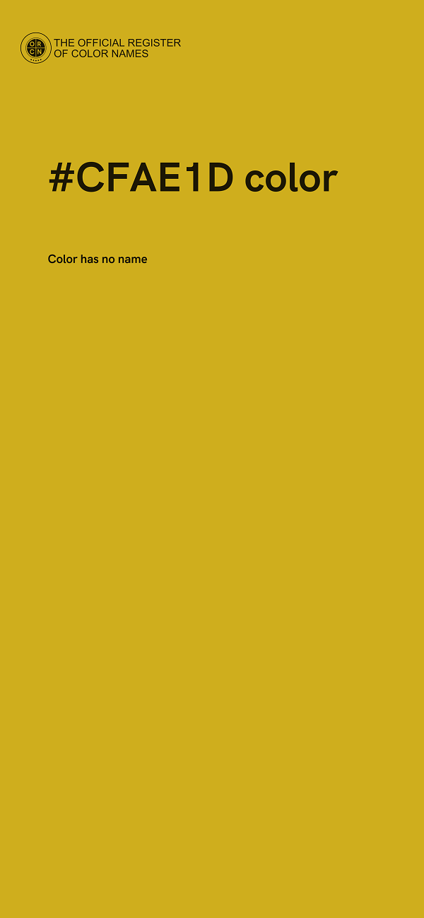 #CFAE1D color image