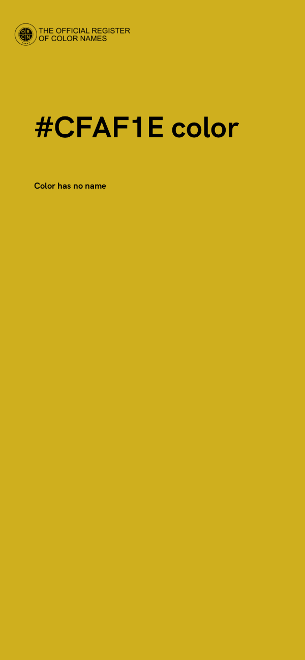 #CFAF1E color image
