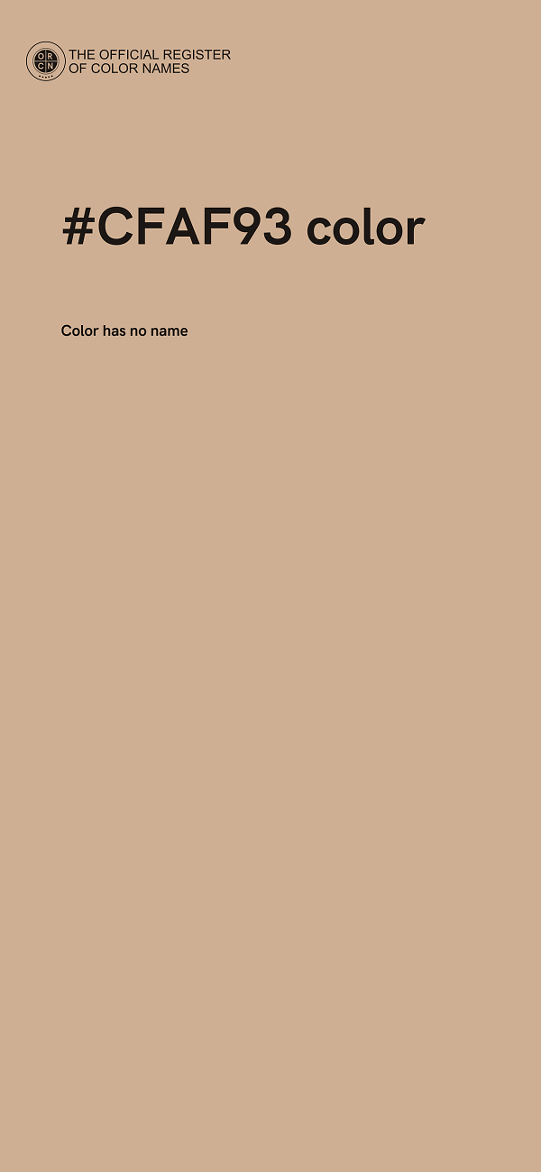 #CFAF93 color image