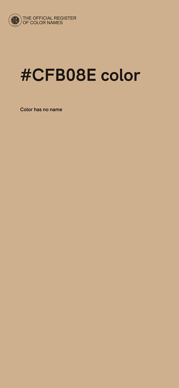 #CFB08E color image