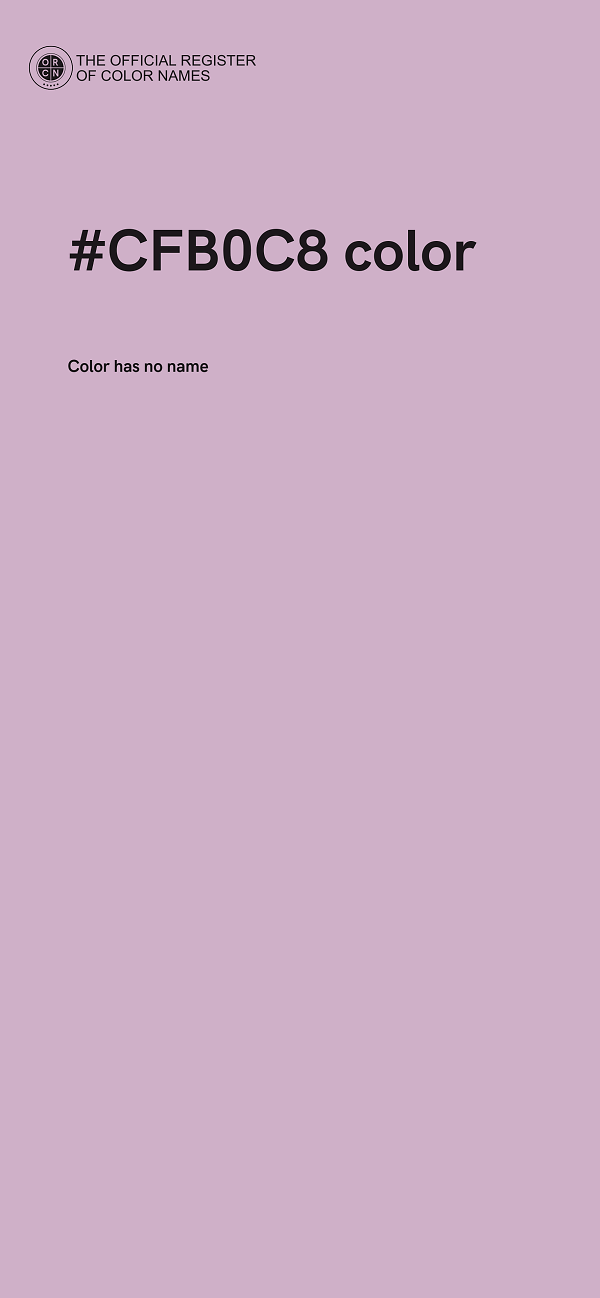 #CFB0C8 color image