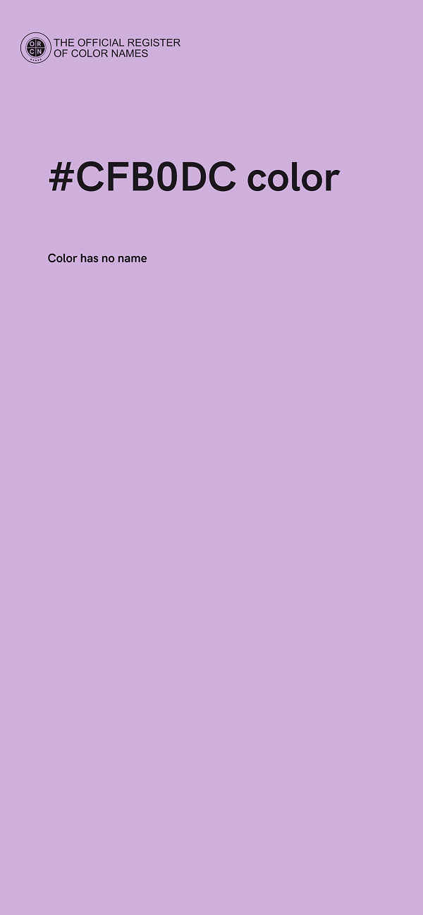 #CFB0DC color image