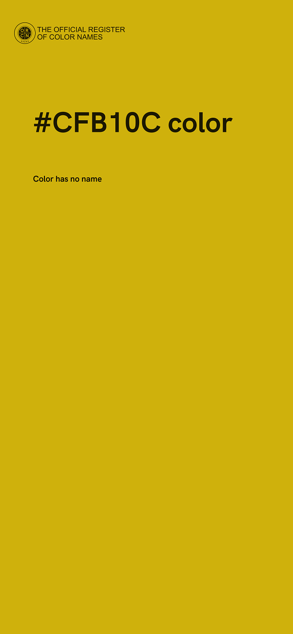 #CFB10C color image