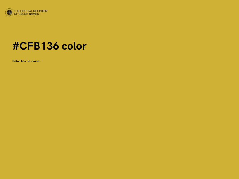 #CFB136 color image