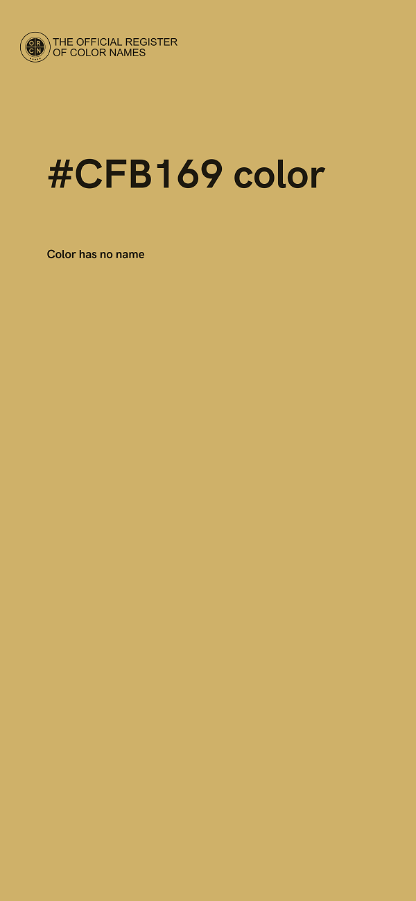 #CFB169 color image
