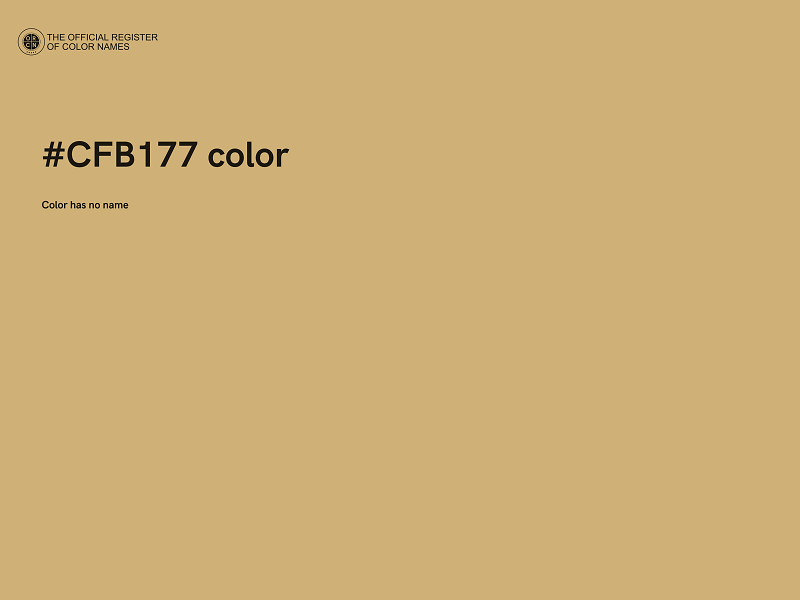 #CFB177 color image