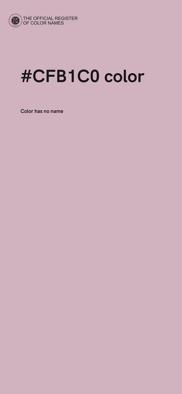 #CFB1C0 color image