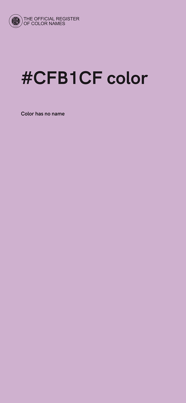 #CFB1CF color image