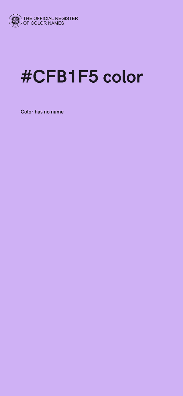 #CFB1F5 color image