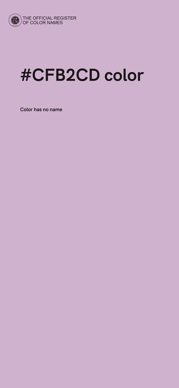 #CFB2CD color image