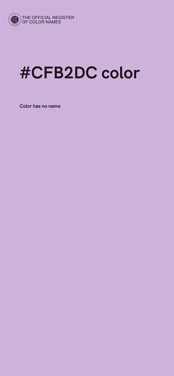 #CFB2DC color image