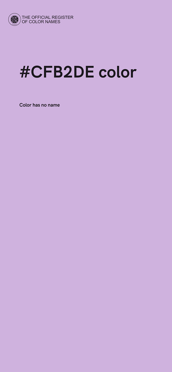 #CFB2DE color image