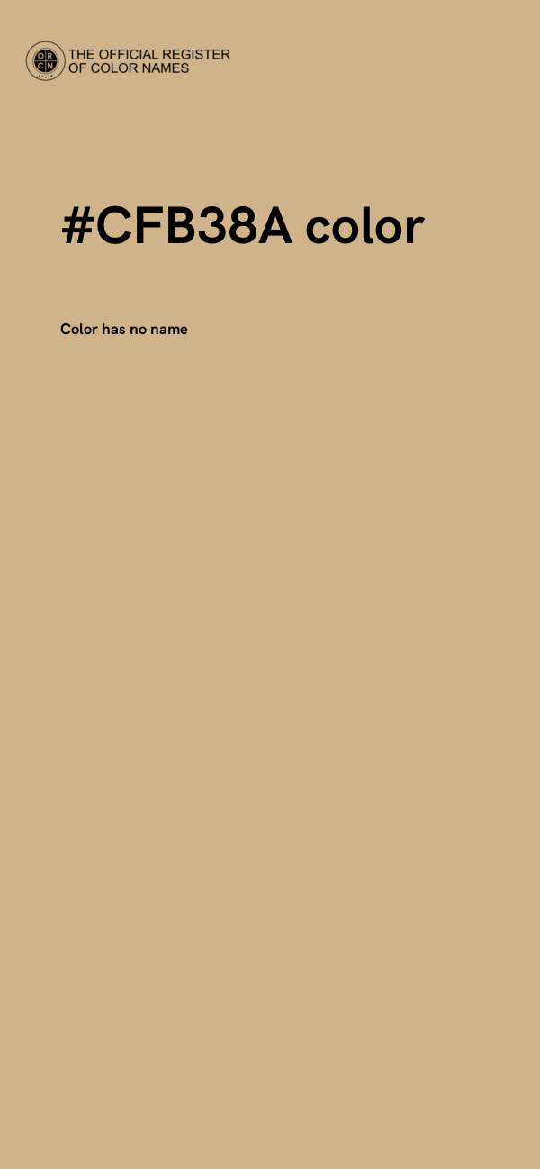#CFB38A color image
