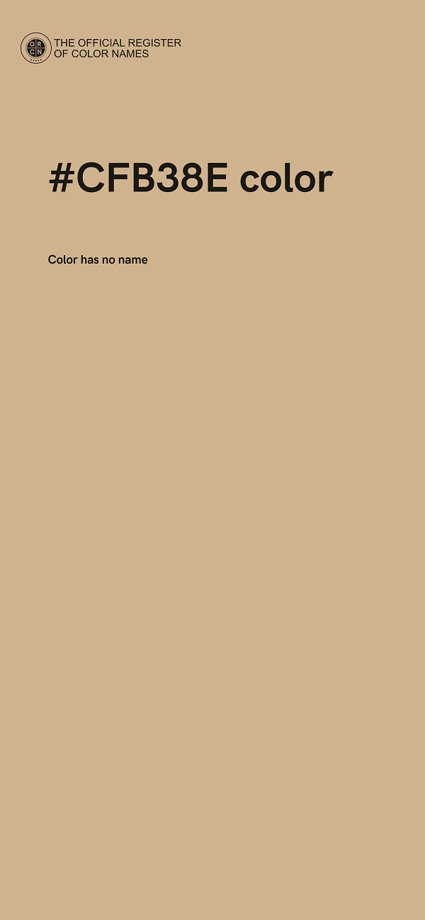 #CFB38E color image