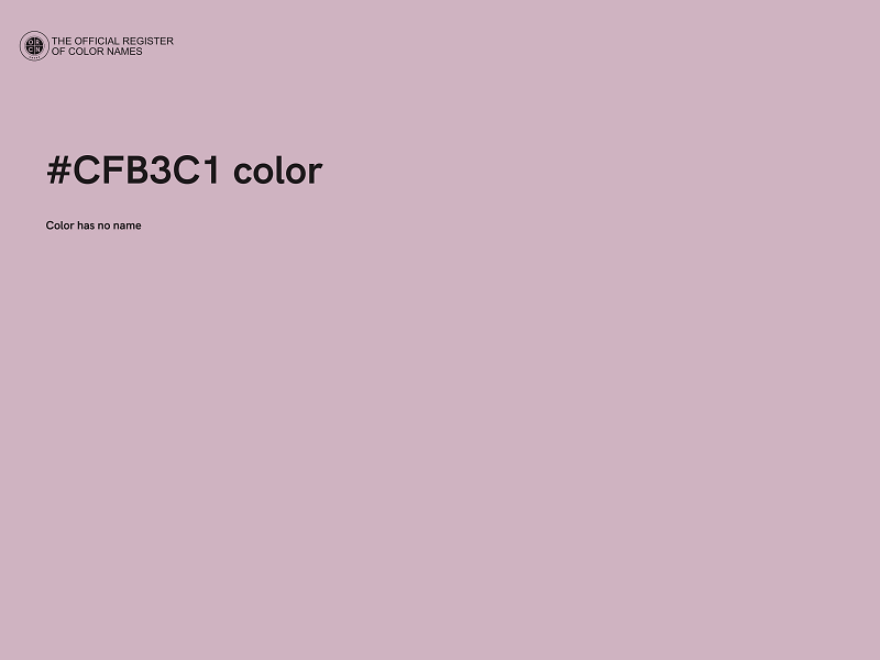 #CFB3C1 color image