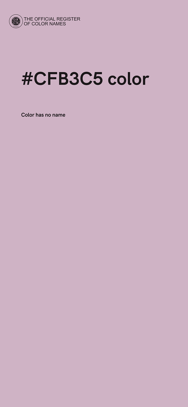 #CFB3C5 color image