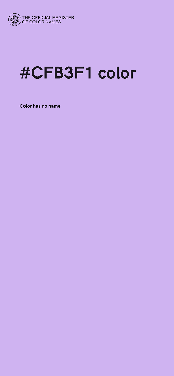 #CFB3F1 color image