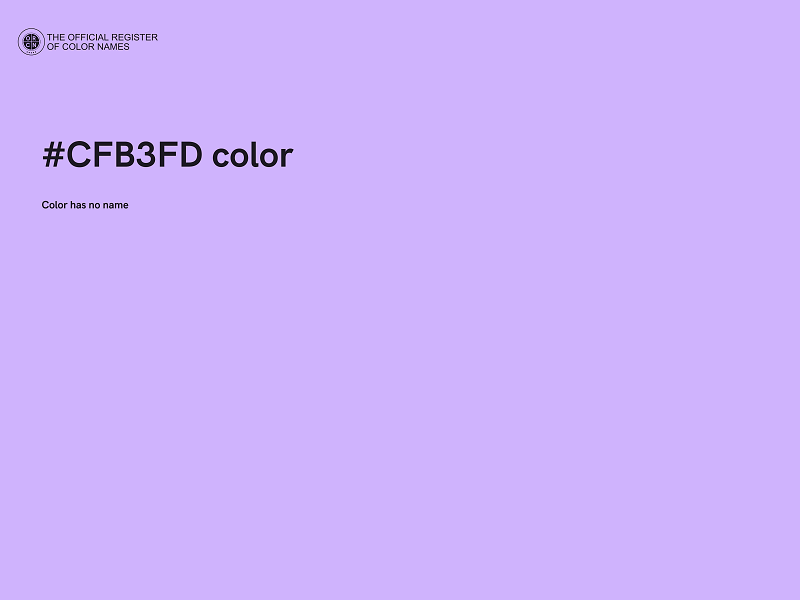 #CFB3FD color image
