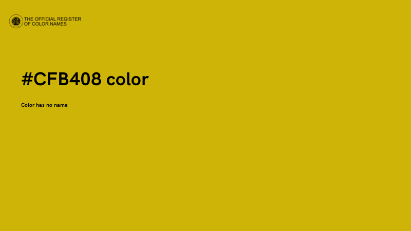#CFB408 color image