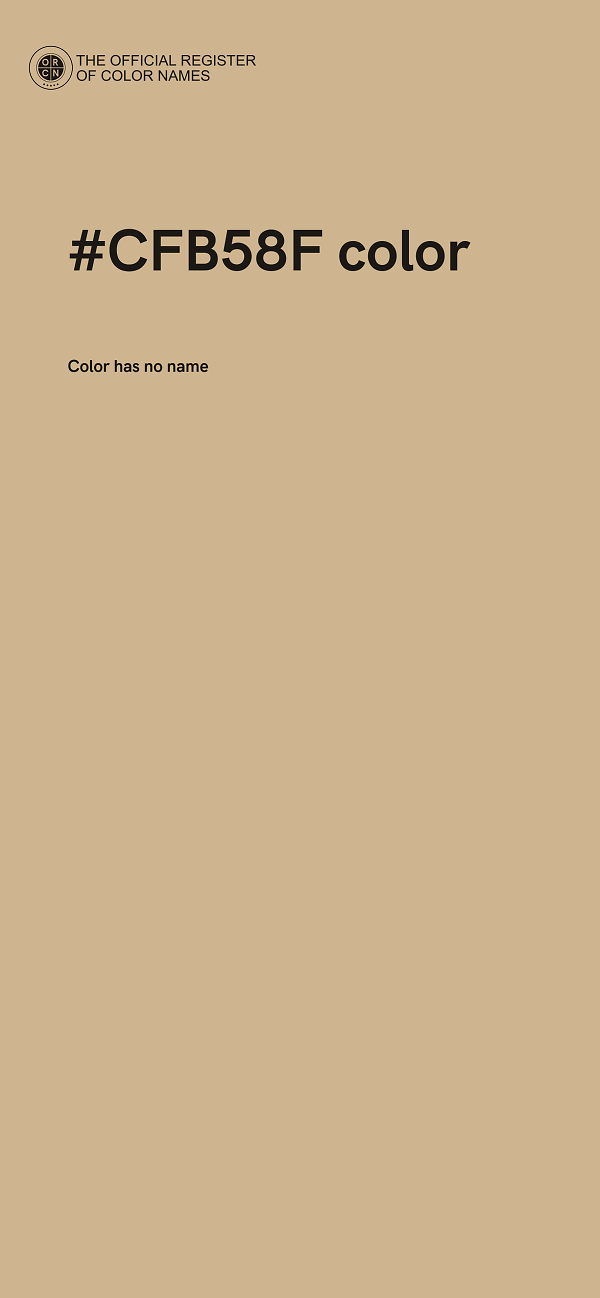 #CFB58F color image