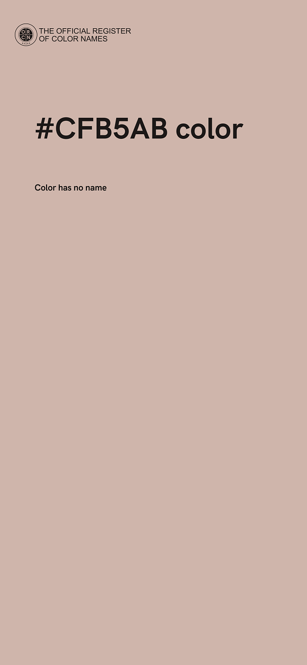 #CFB5AB color image