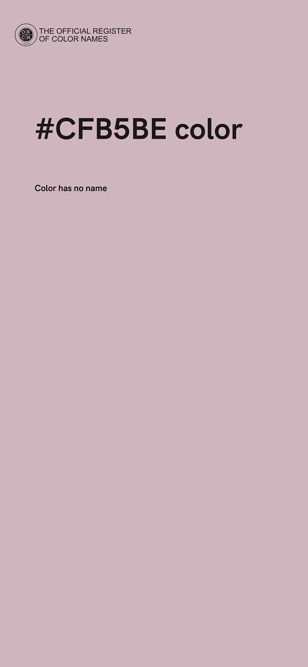 #CFB5BE color image