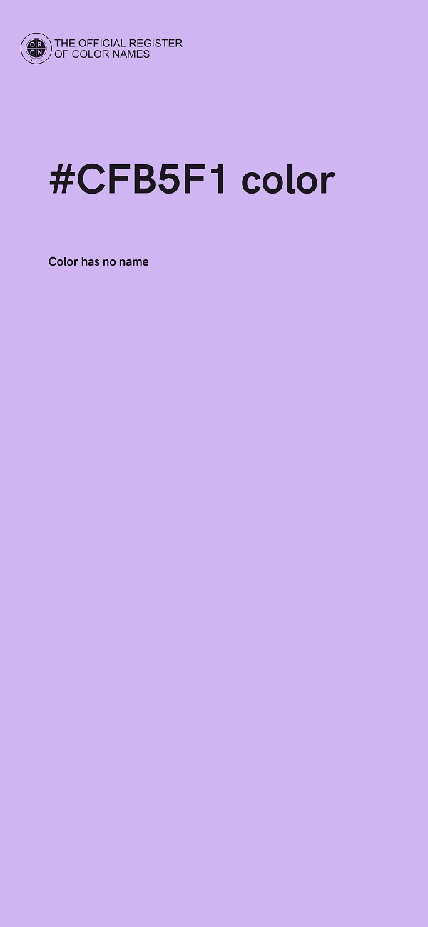 #CFB5F1 color image